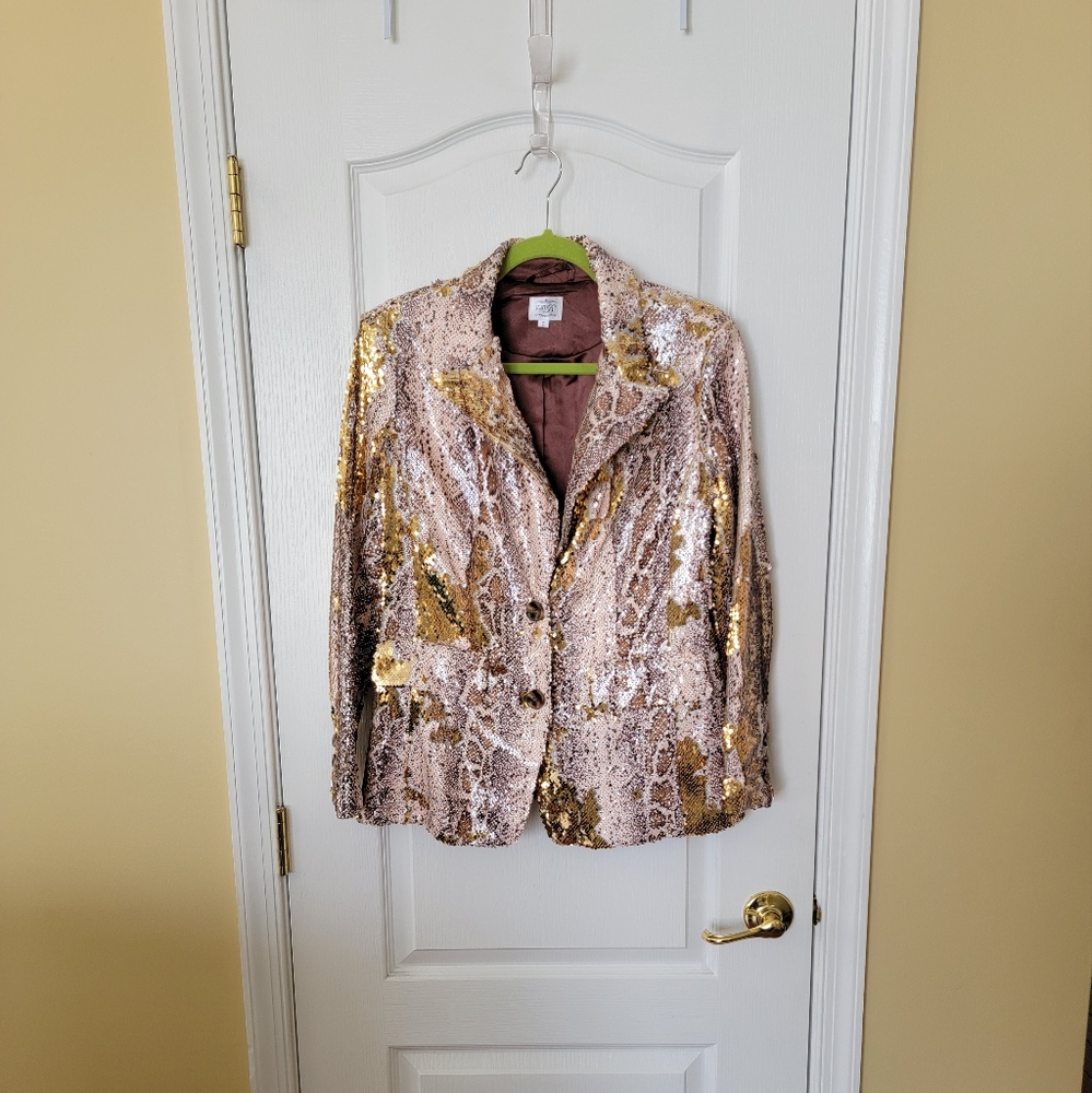 Sequin Blazer Jacket NWOT